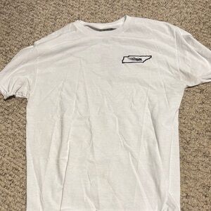 White Casual Graphic Tee